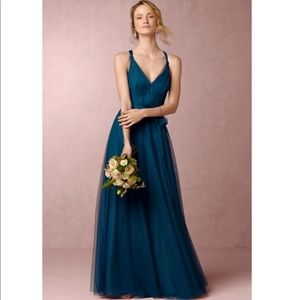 BHLDN Sapphire Zaria Dress